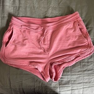 Aerie Salmon Colored Sweat Shorts